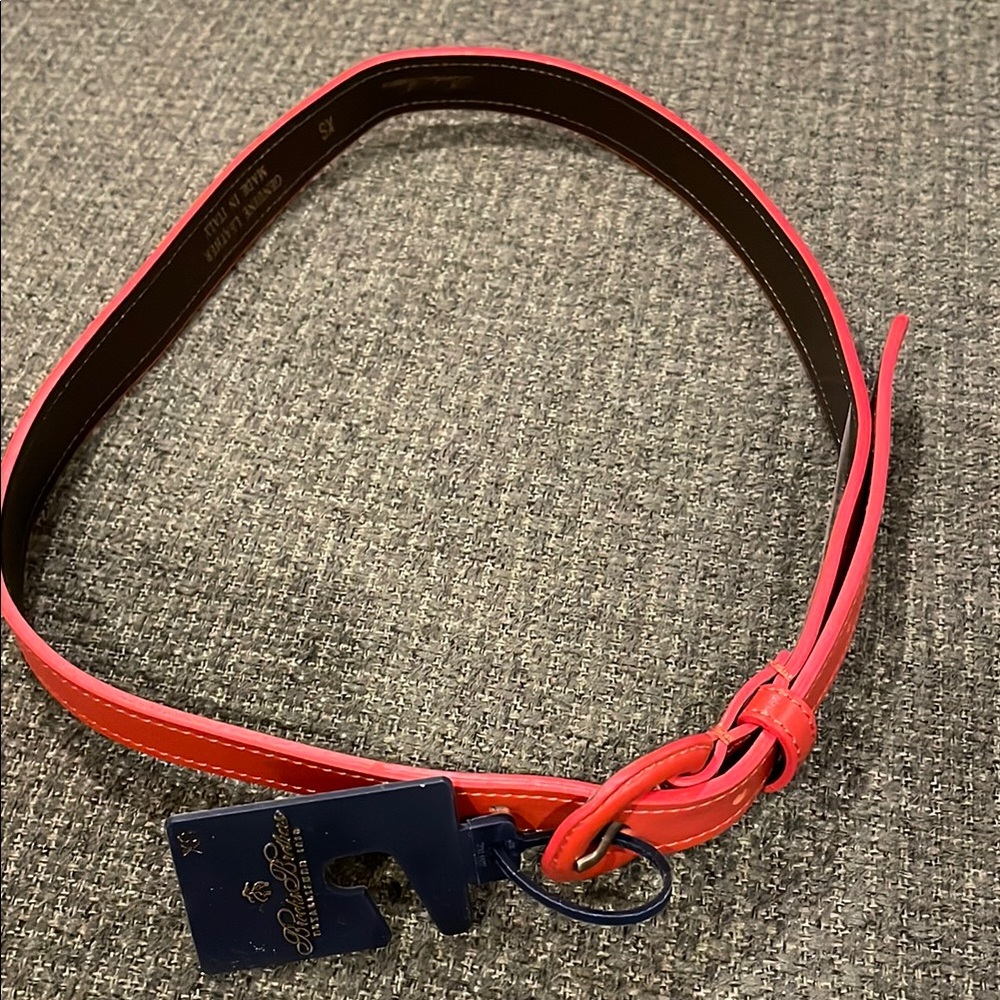 Brooks Brothers Women’s Burnt Orange Leather Belt (sz xs)
